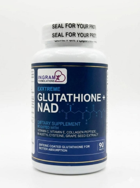 Exxtreme Glutathione + NAD Supplement (2 bottles)
