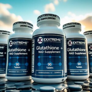 Exxtreme Glutathione + NAD Supplement (2 bottles)
